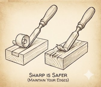 sharp is safer