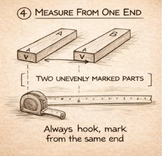 measure from one end